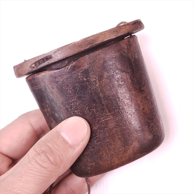 アンティーク 木製 刻み煙草入れF 喫煙具 小物入れ | 骨董セミ