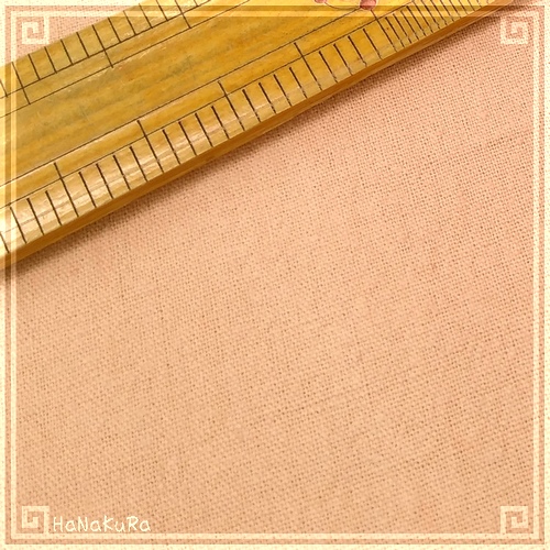 草木染め 生地 茜(アカネ) 幅90cm 無地 1m単位 綿100％ 天然染料