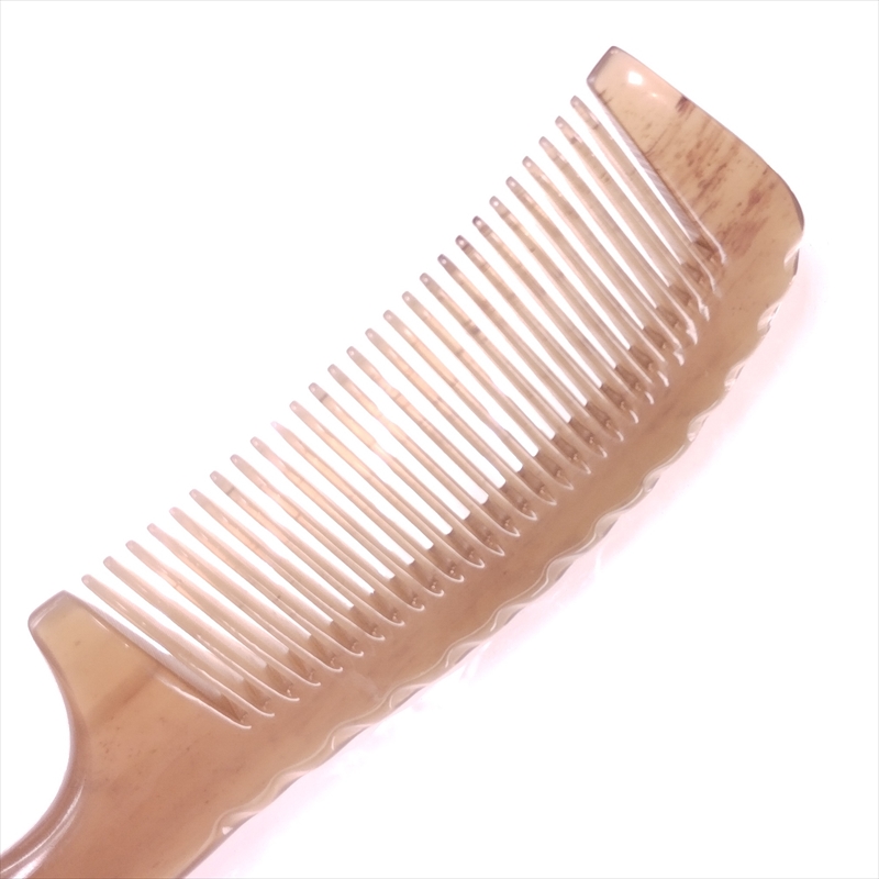 ヤクの角櫛 くし 特級品 20cm 特大02 訳あり | 静電気が起きない水牛角