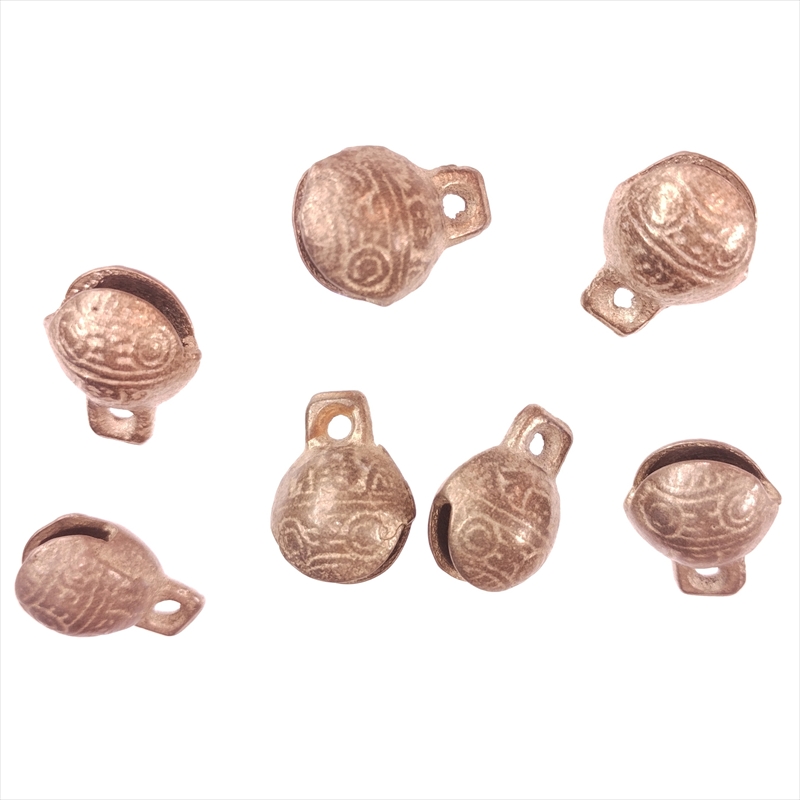 鈴 すず 黄銅(真鍮)製 虎鈴 301-14 幅約1.4cm 1個 | 中華金具、金物